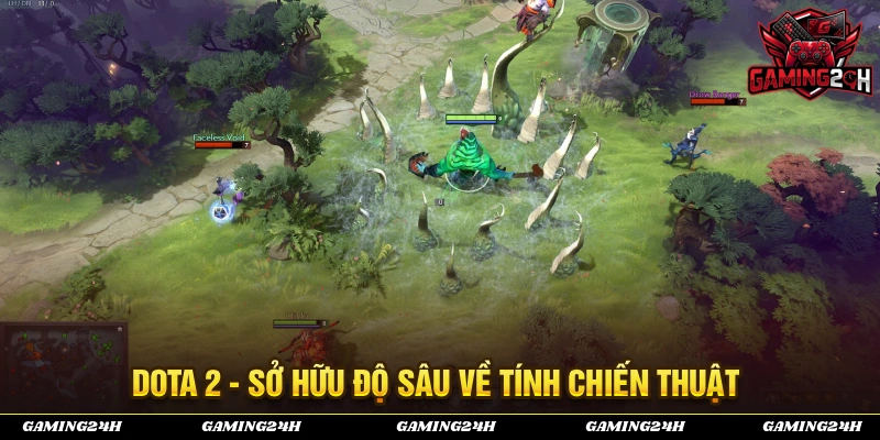 Dota 2 là trò chơi sở hữu độ sâu về tính chiến thuật cũng như kỹ năng