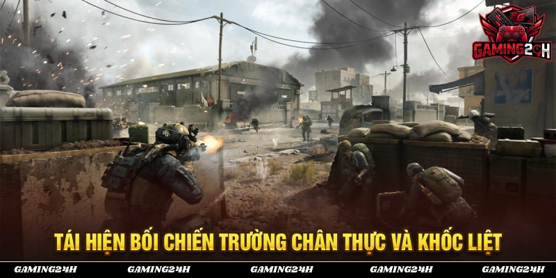 Delta Force là trò chơi tái hiện bối cảnh chiến trường khốc liệt hoàn thiện